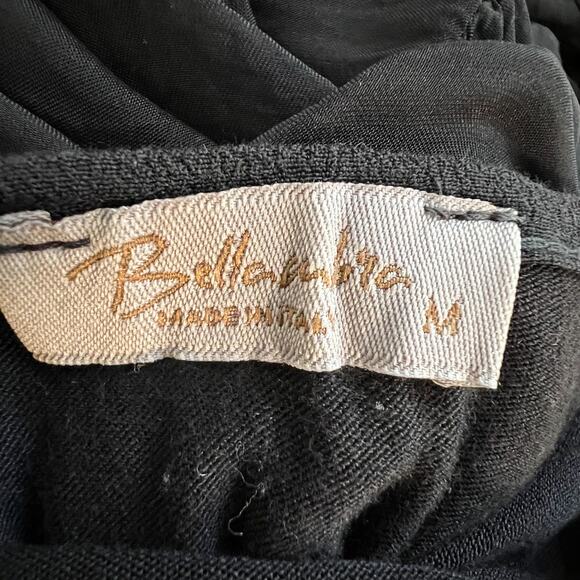 Bella Umbra Tiered Maxi Dress Womens M Silk Flowy Boho Going Out Casual Party - Picture 5 of 7